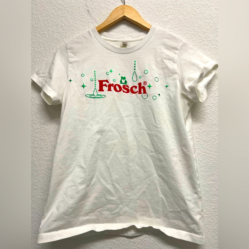 *Women’s Frosch T-Shirt White Frog “XL”